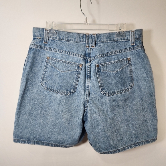Faded Glory Vintage Blue Jean Shorts Classic Style - Picture 3 of 8